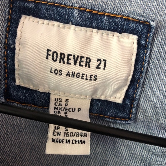 Forever 21 blue Jean jacket - Picture 2 of 3
